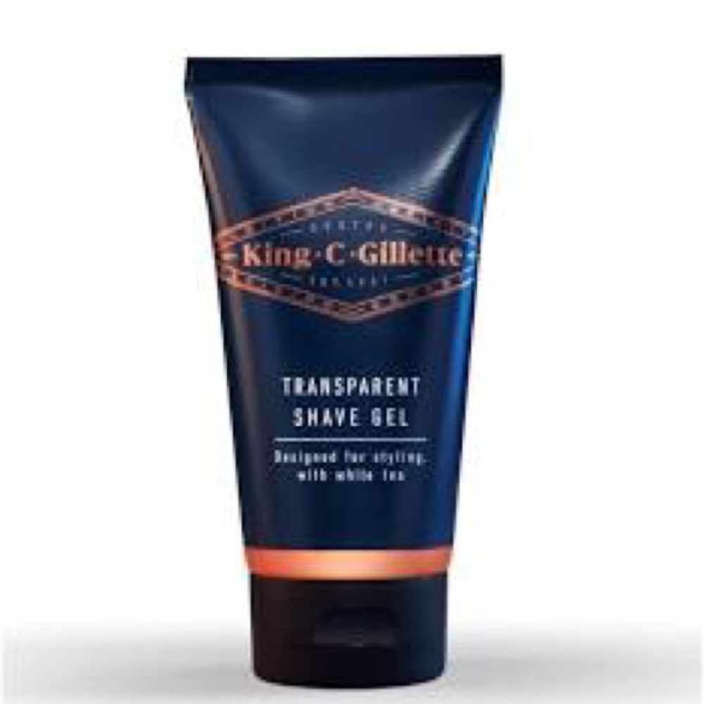 NWT - King C Gillette Transparent Shave Gel 5oz